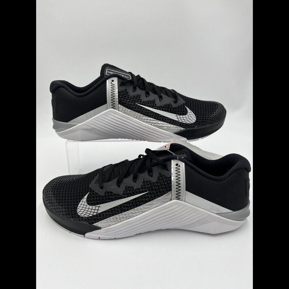 Nike Metcon 6 Athletic Shoe -Men Size 13.5/ Women’s 15 Black - AT3160-010